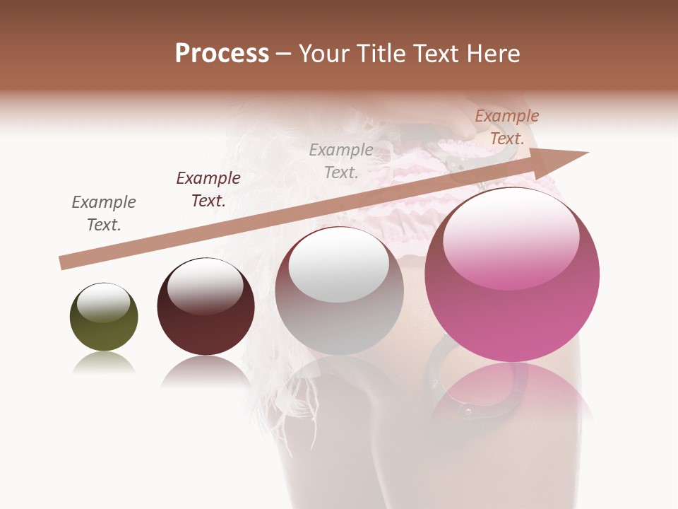 Attractive Female Hair PowerPoint Template