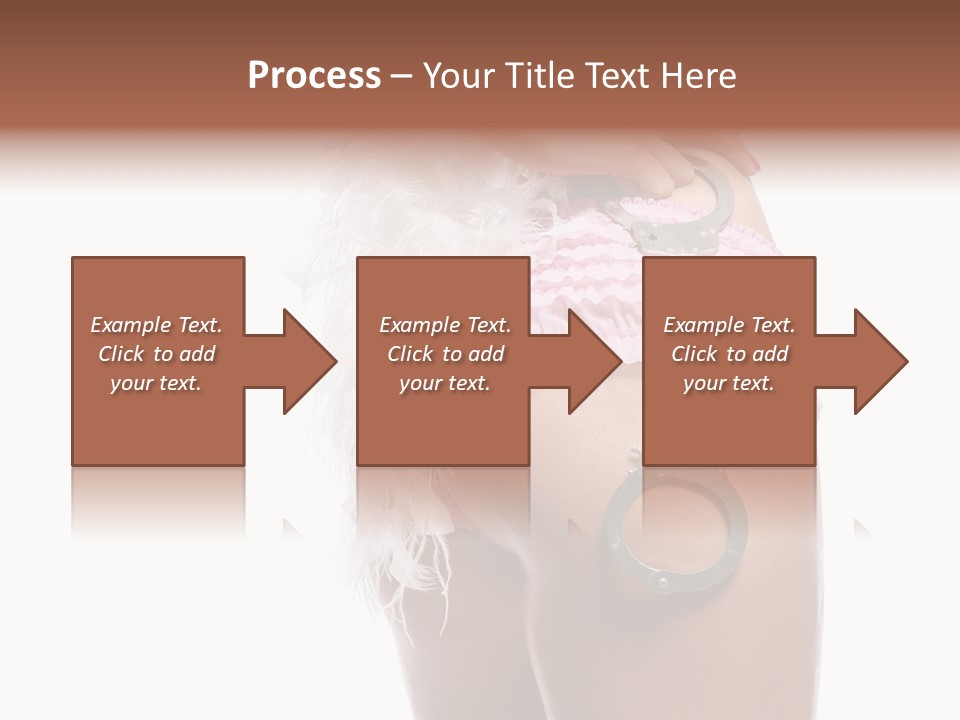 Attractive Female Hair PowerPoint Template