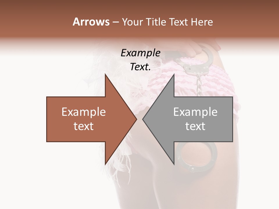 Attractive Female Hair PowerPoint Template