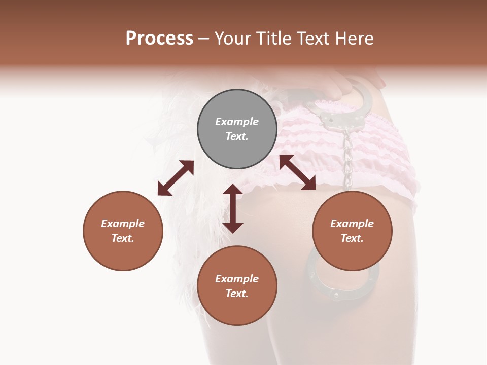 Attractive Female Hair PowerPoint Template