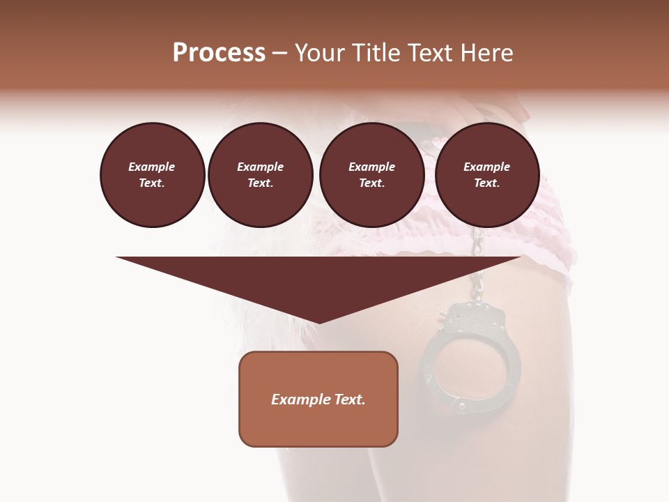 Attractive Female Hair PowerPoint Template