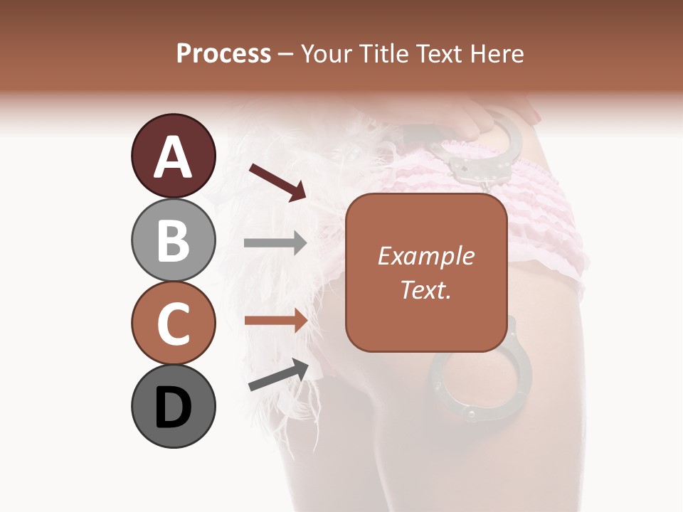 Attractive Female Hair PowerPoint Template