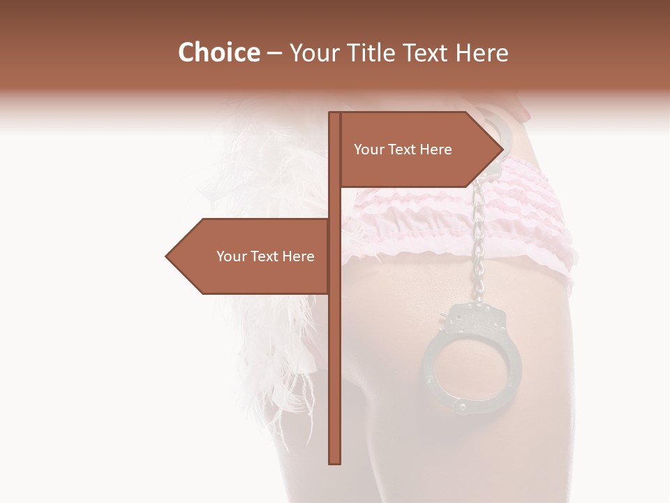 Attractive Female Hair PowerPoint Template