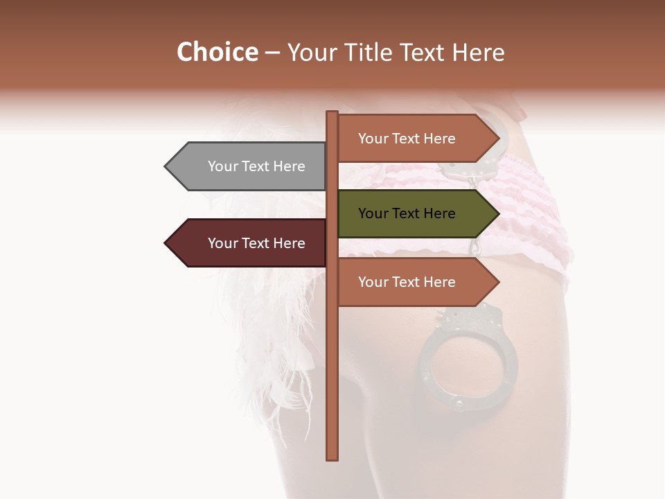 Attractive Female Hair PowerPoint Template