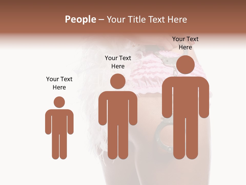 Attractive Female Hair PowerPoint Template