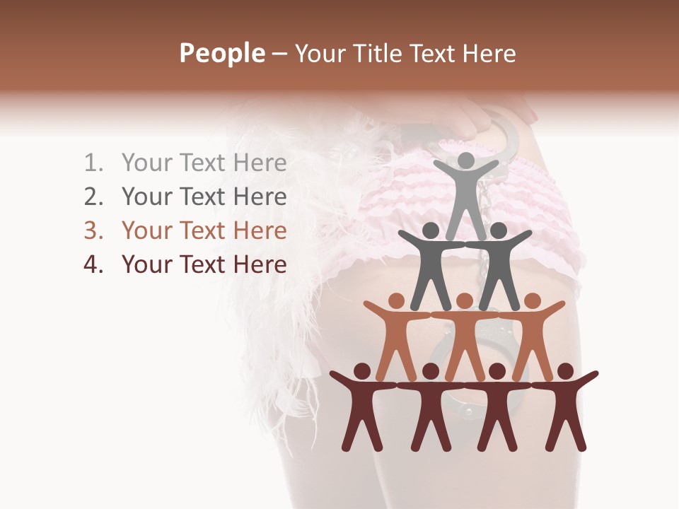 Attractive Female Hair PowerPoint Template