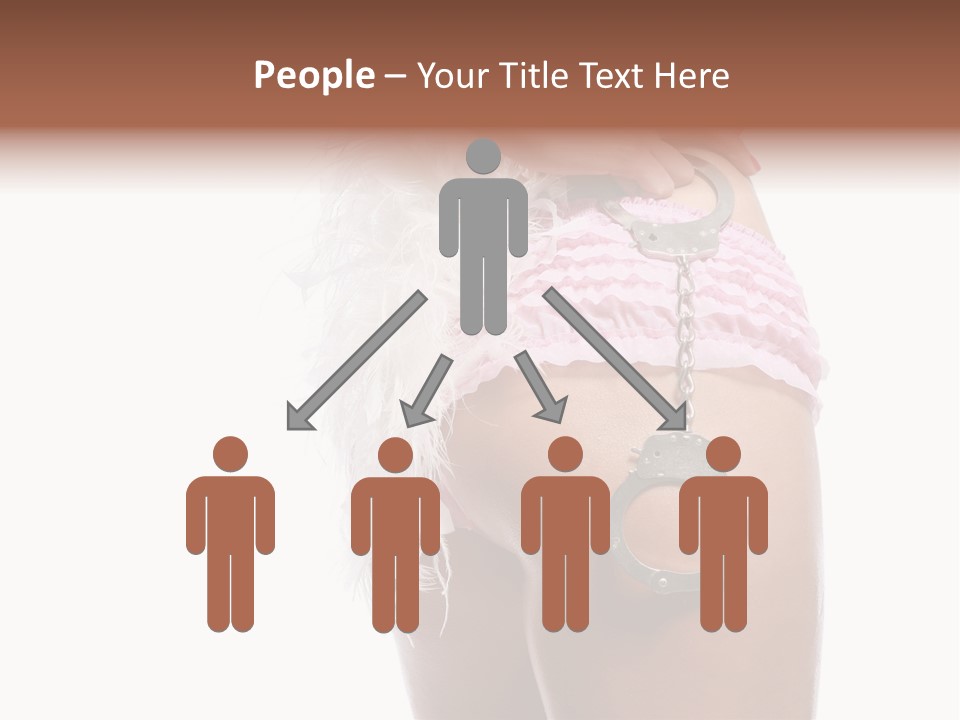 Attractive Female Hair PowerPoint Template