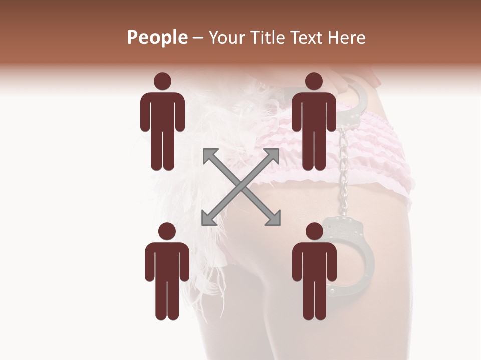 Attractive Female Hair PowerPoint Template