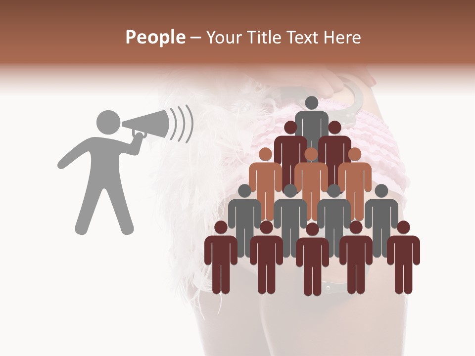 Attractive Female Hair PowerPoint Template