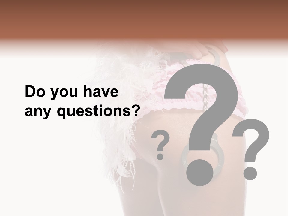 Attractive Female Hair PowerPoint Template