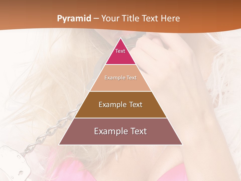 Bikini Hair Caucasian PowerPoint Template