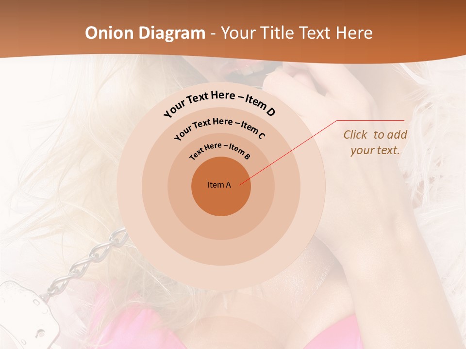 Bikini Hair Caucasian PowerPoint Template