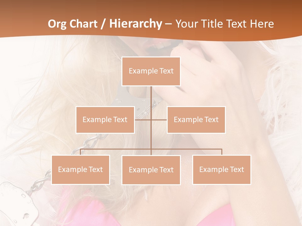 Bikini Hair Caucasian PowerPoint Template