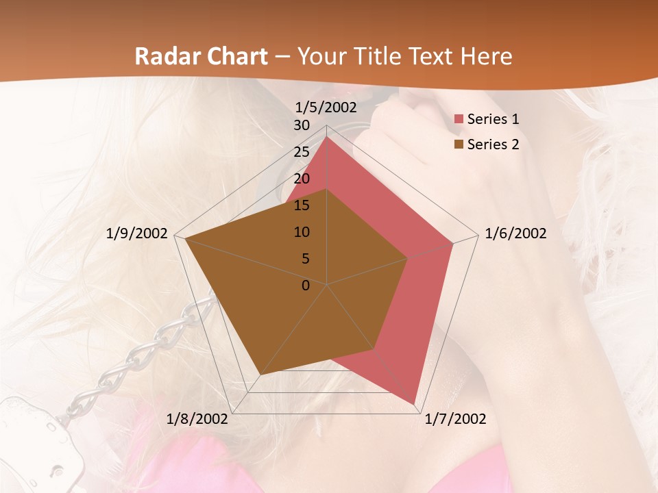 Bikini Hair Caucasian PowerPoint Template