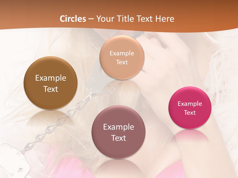 Bikini Hair Caucasian PowerPoint Template