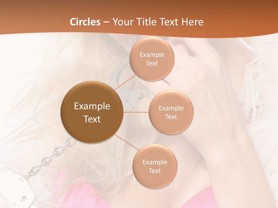 Bikini Hair Caucasian PowerPoint Template