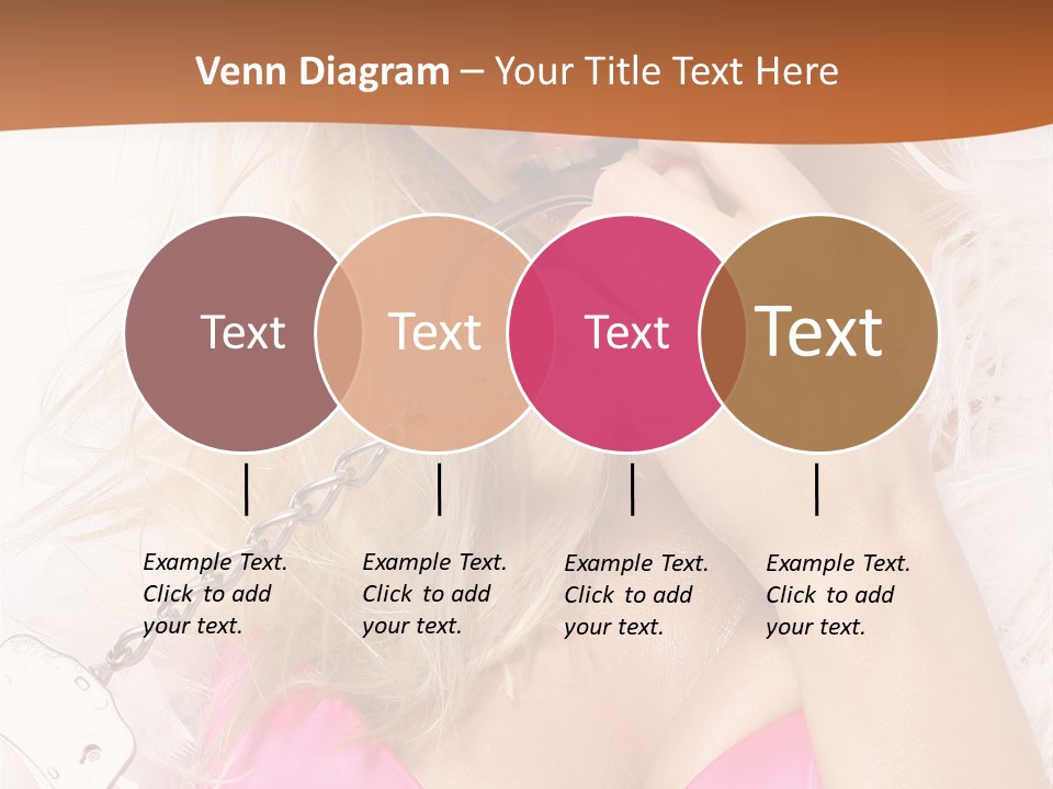 Bikini Hair Caucasian PowerPoint Template