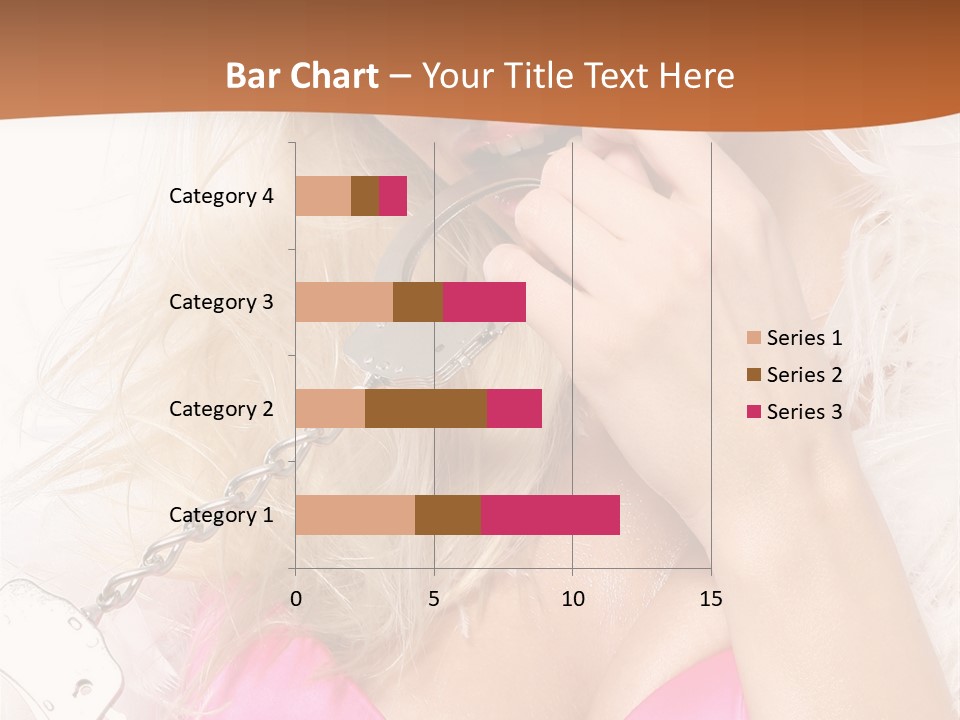 Bikini Hair Caucasian PowerPoint Template