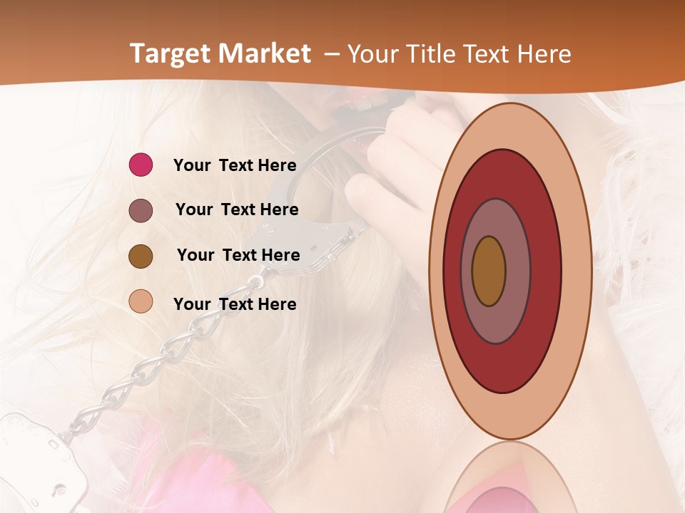 Bikini Hair Caucasian PowerPoint Template