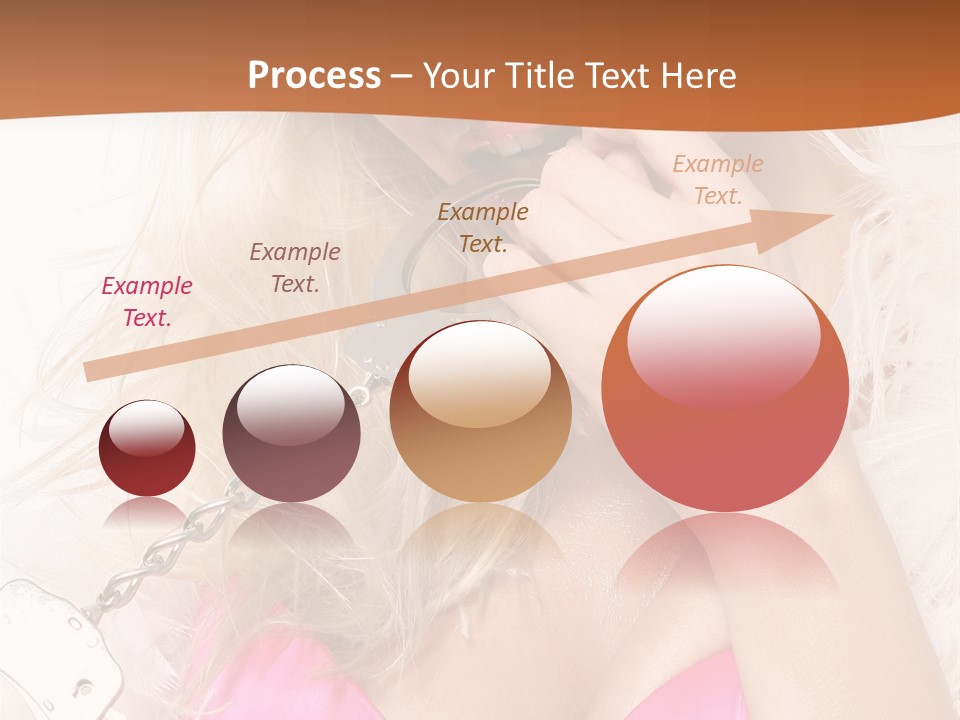Bikini Hair Caucasian PowerPoint Template