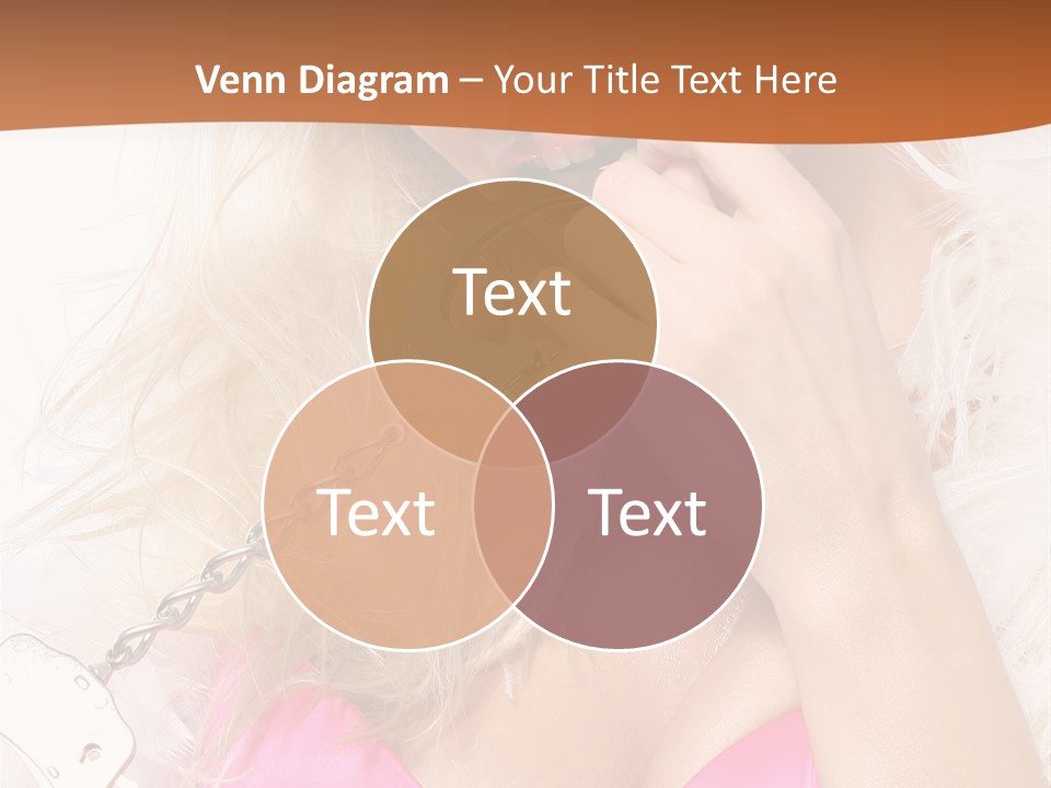 Bikini Hair Caucasian PowerPoint Template