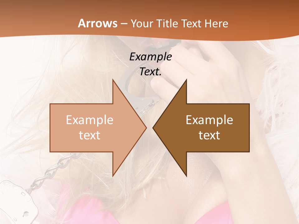 Bikini Hair Caucasian PowerPoint Template