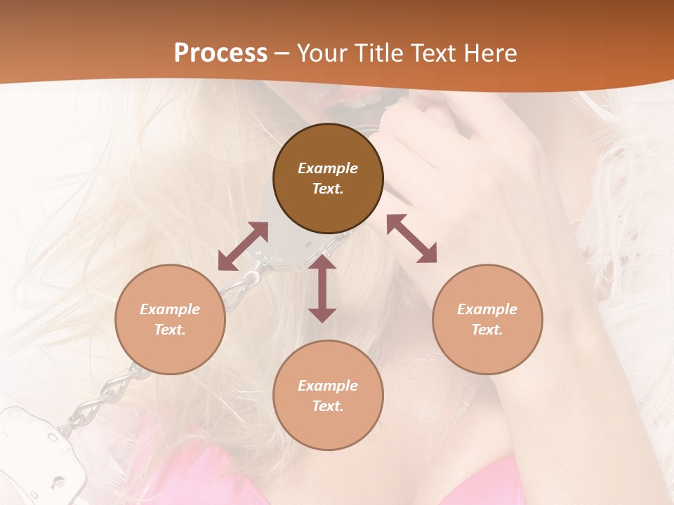Bikini Hair Caucasian PowerPoint Template