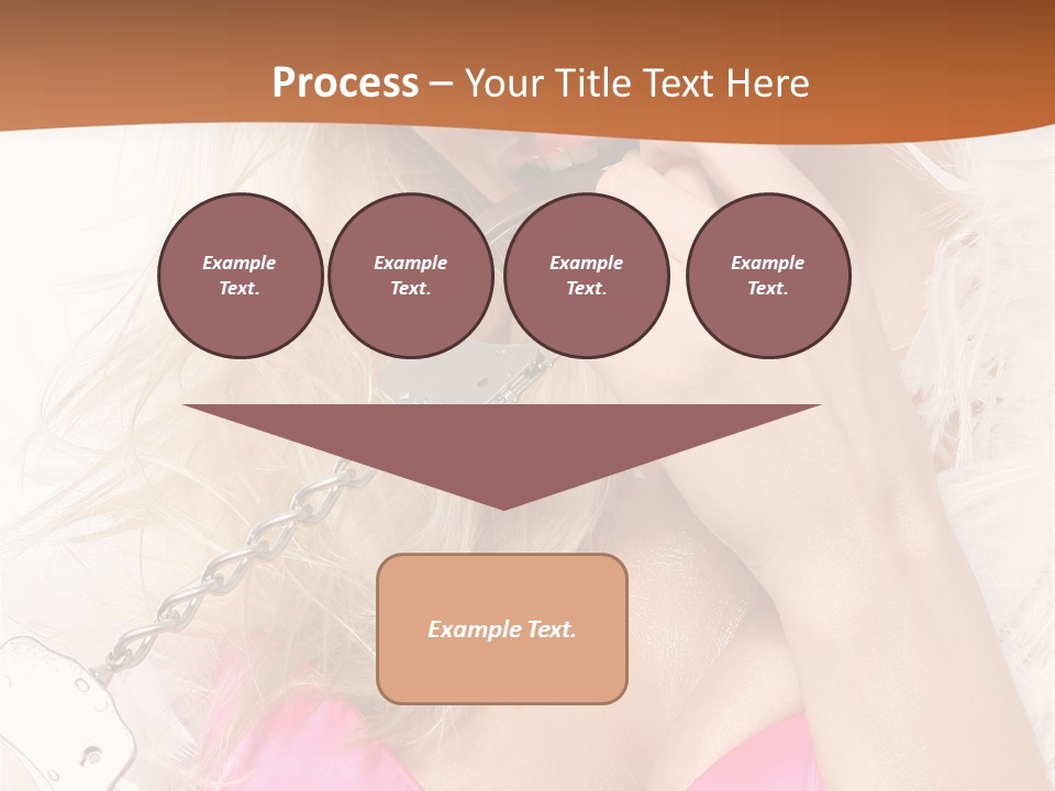 Bikini Hair Caucasian PowerPoint Template