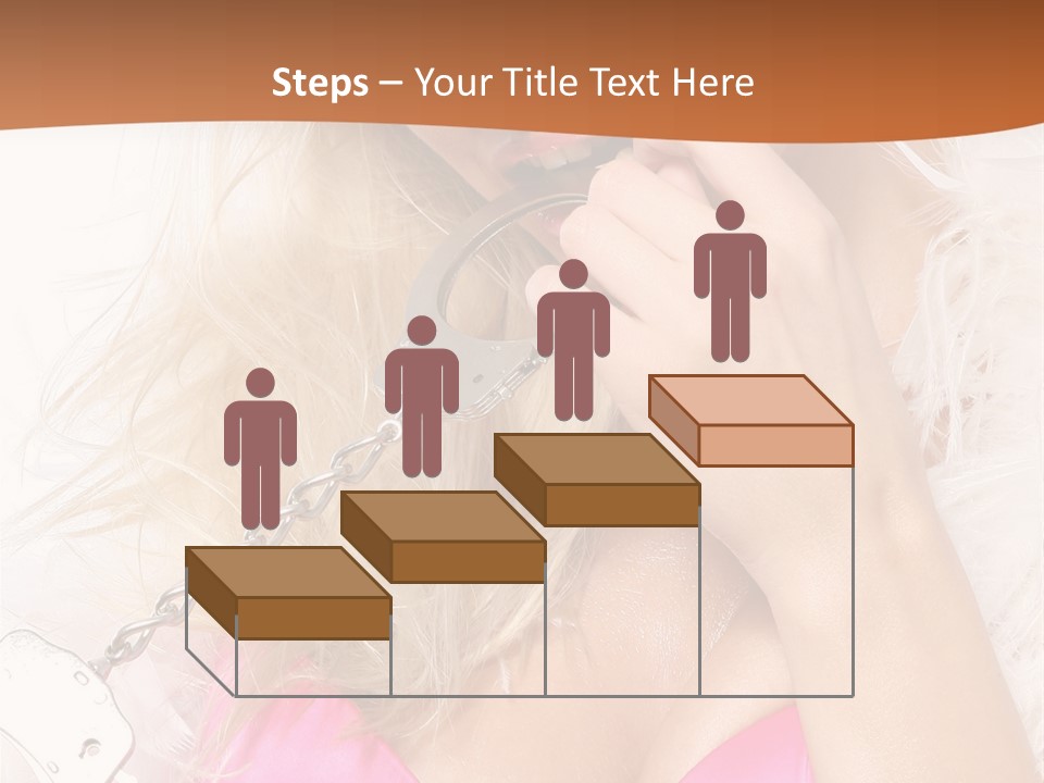 Bikini Hair Caucasian PowerPoint Template