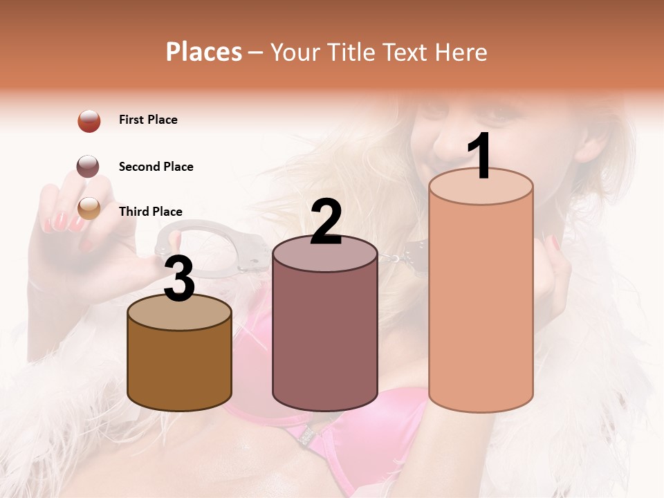 Bra Background Figure PowerPoint Template