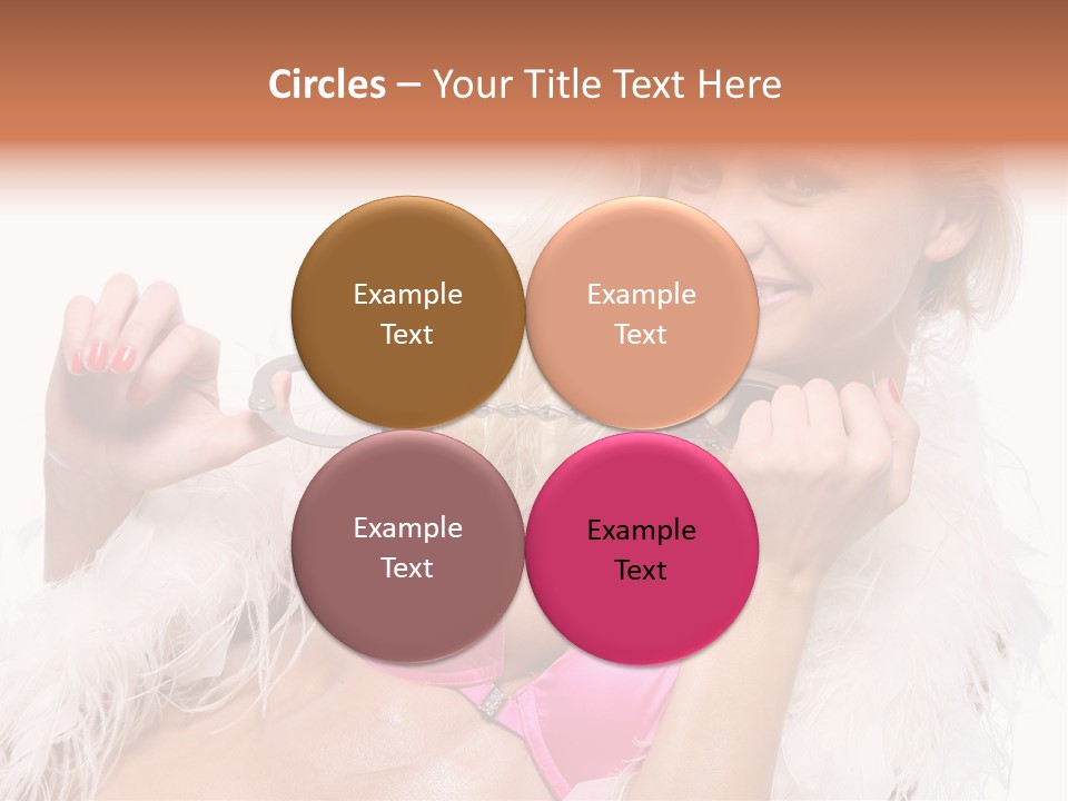 Bra Background Figure PowerPoint Template