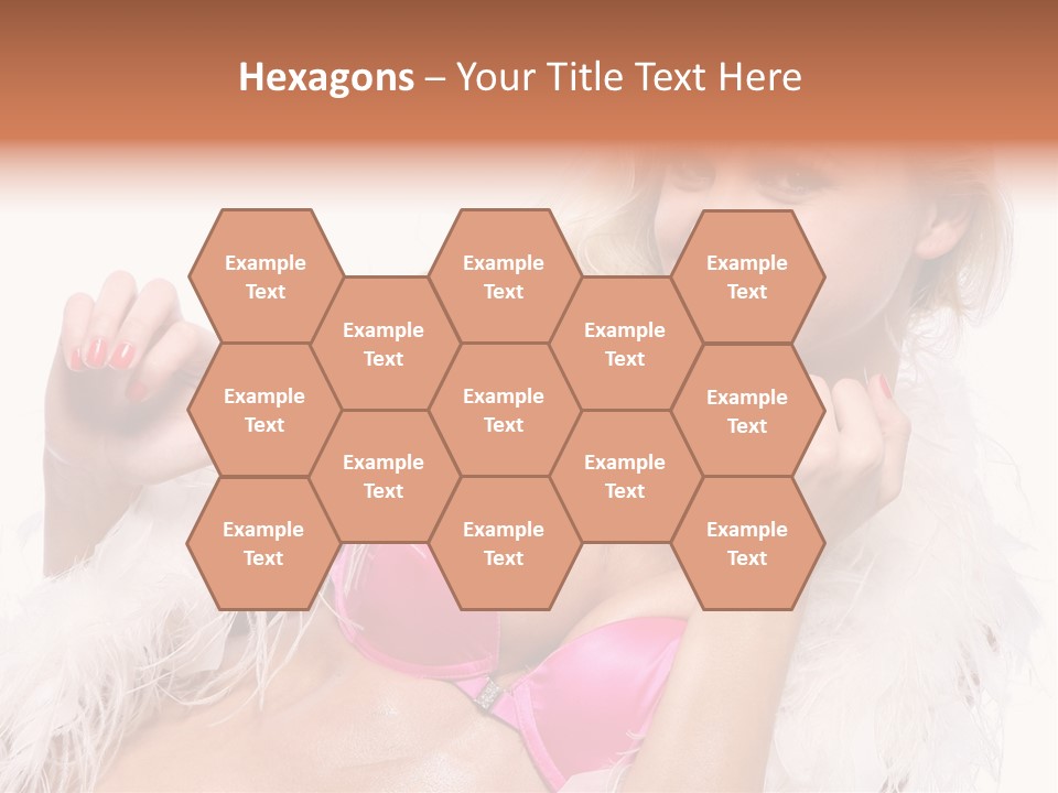 Bra Background Figure PowerPoint Template