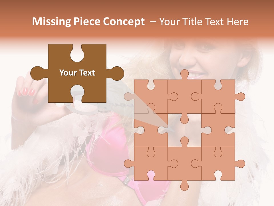 Bra Background Figure PowerPoint Template