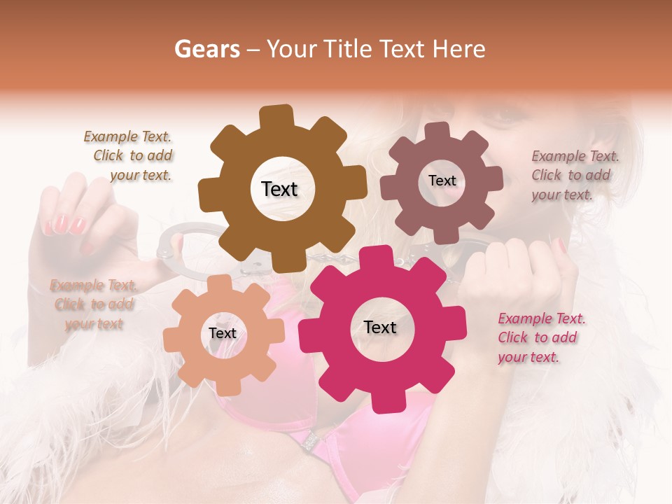 Bra Background Figure PowerPoint Template