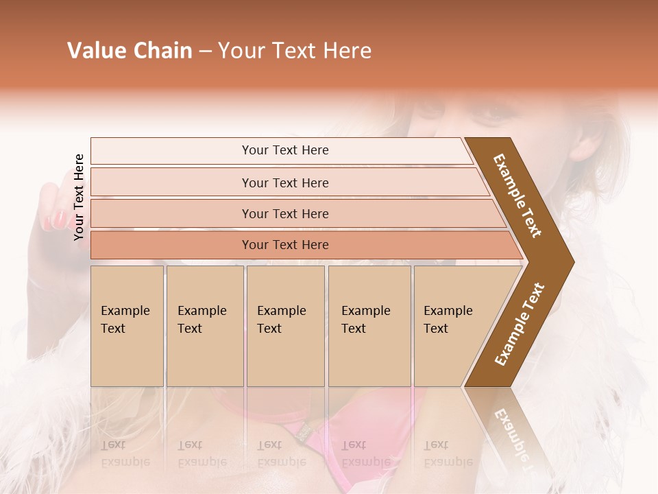 Bra Background Figure PowerPoint Template
