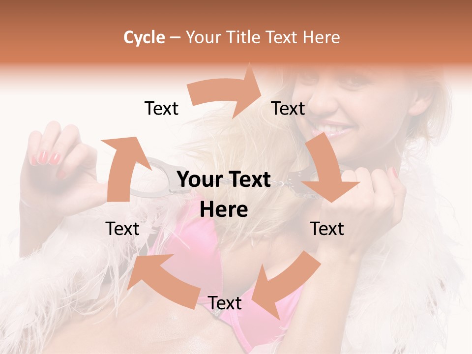 Bra Background Figure PowerPoint Template