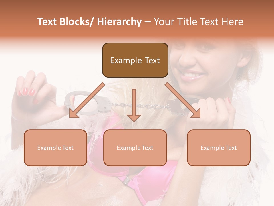 Bra Background Figure PowerPoint Template