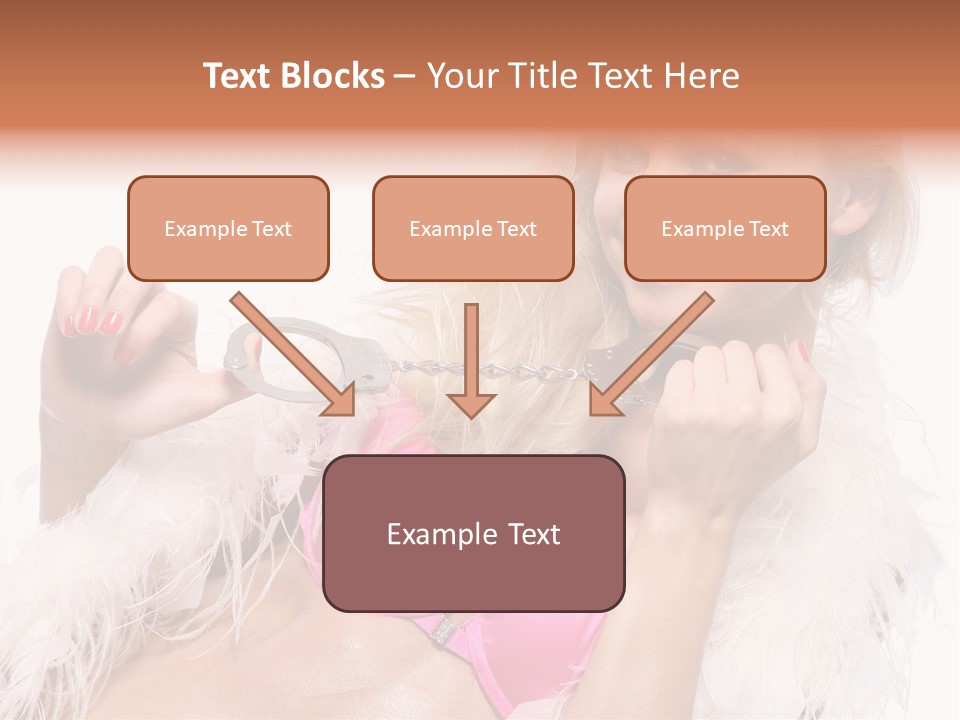Bra Background Figure PowerPoint Template