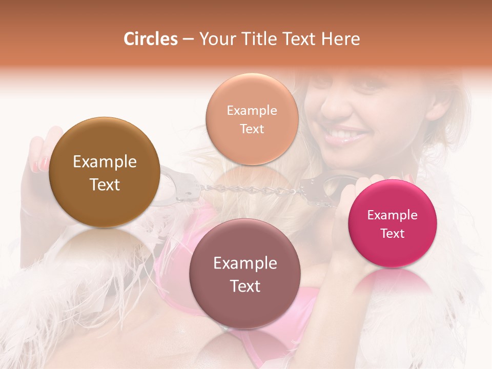 Bra Background Figure PowerPoint Template