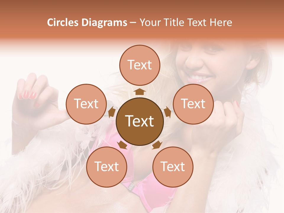 Bra Background Figure PowerPoint Template