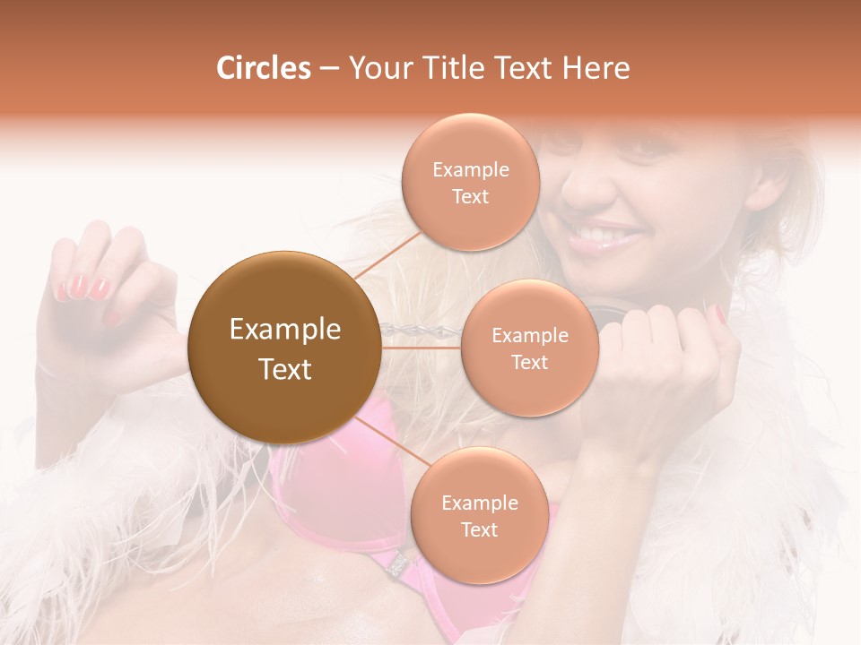 Bra Background Figure PowerPoint Template