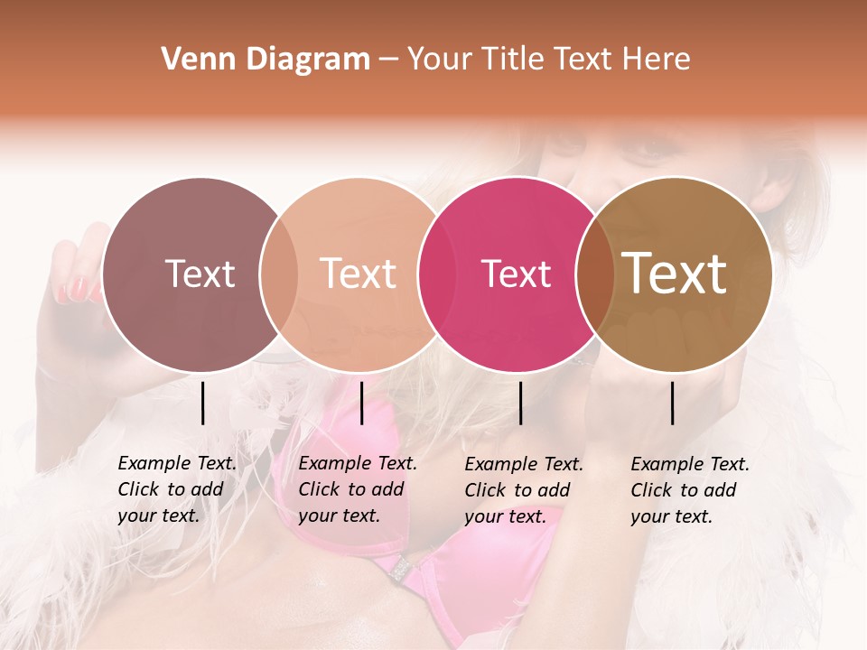 Bra Background Figure PowerPoint Template