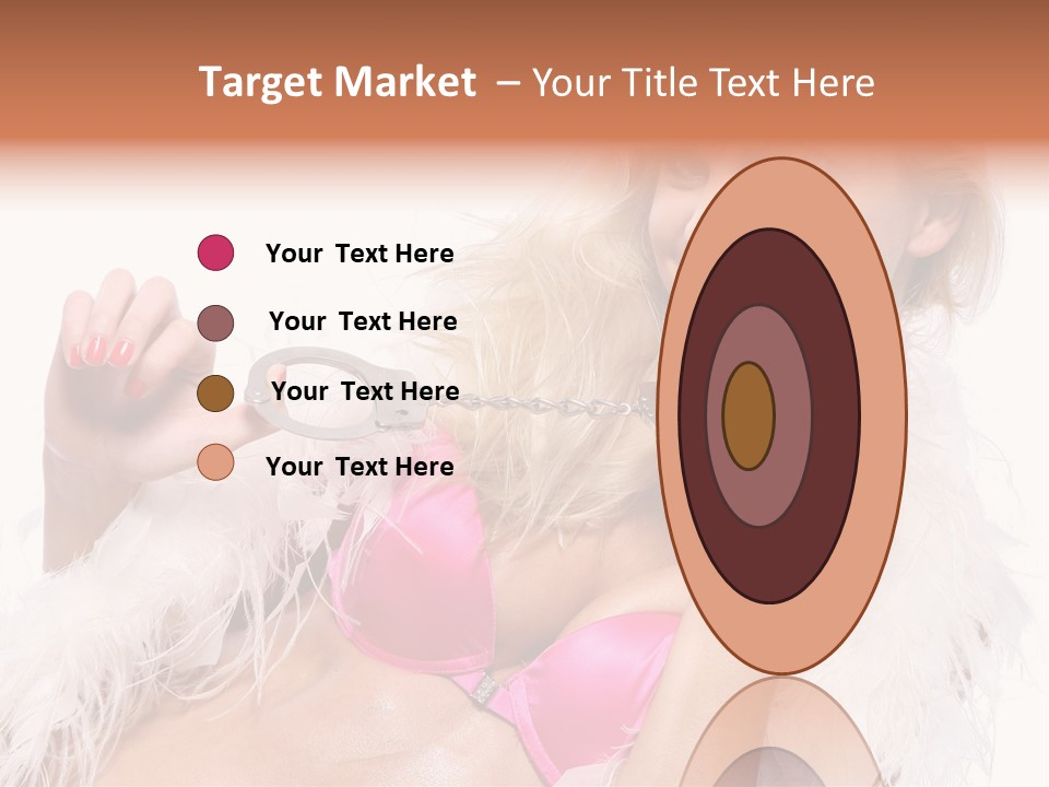 Bra Background Figure PowerPoint Template