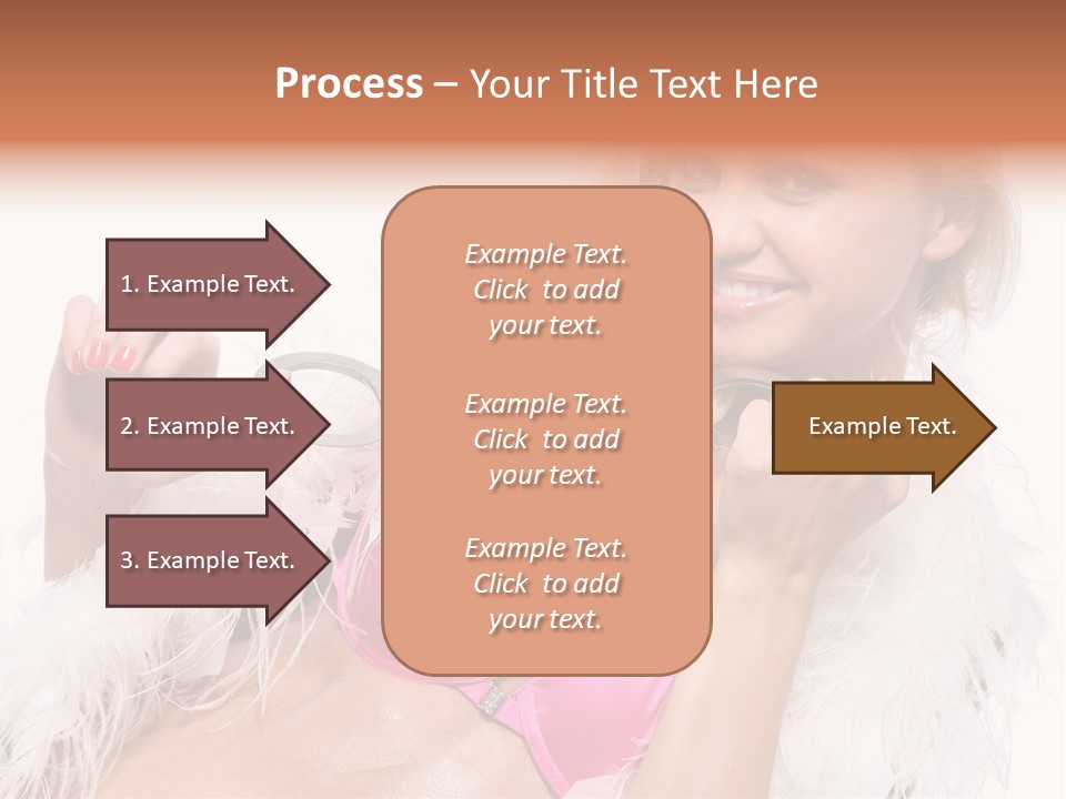 Bra Background Figure PowerPoint Template