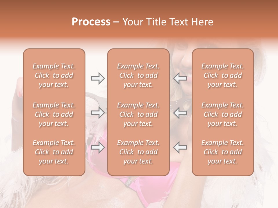 Bra Background Figure PowerPoint Template
