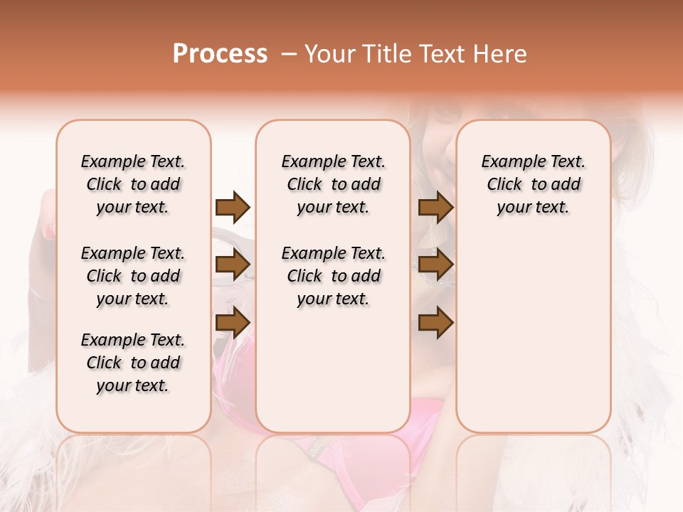 Bra Background Figure PowerPoint Template
