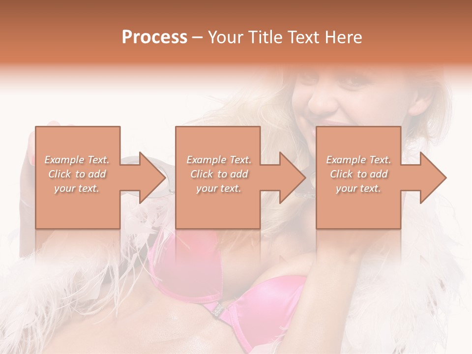 Bra Background Figure PowerPoint Template