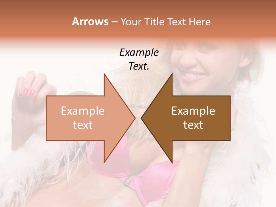 Bra Background Figure PowerPoint Template