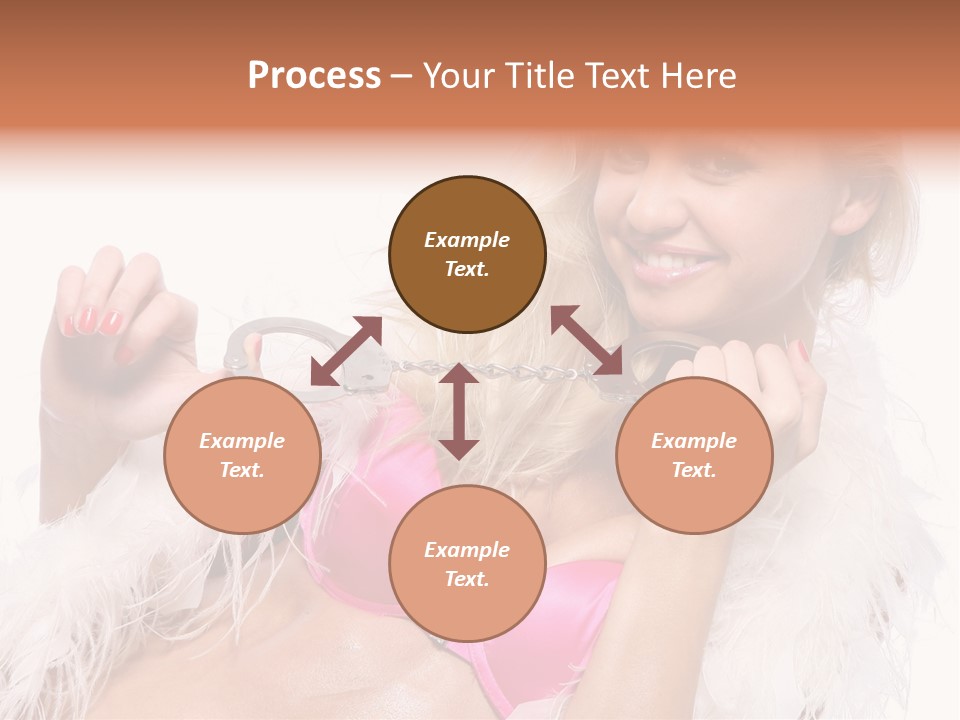 Bra Background Figure PowerPoint Template