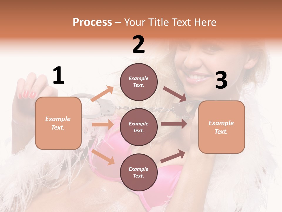Bra Background Figure PowerPoint Template